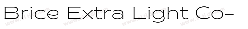 Brice Extra Light Co字体转换 Brice Extra Light Co字体转换
